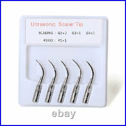 Dental Ultrasonic Piezo Scaler Machine Unit + Handpiece 5Tips fit Cavitron/EMS