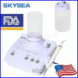 Dental Ultrasonic Scaler Compatible with Cavitron EMS + 5Tips + 2 Bottles ux