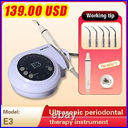 Portable Dental Ultrasonic Scaler Handpiece + 5Tips fit Cavitron EMS WOODPECKER